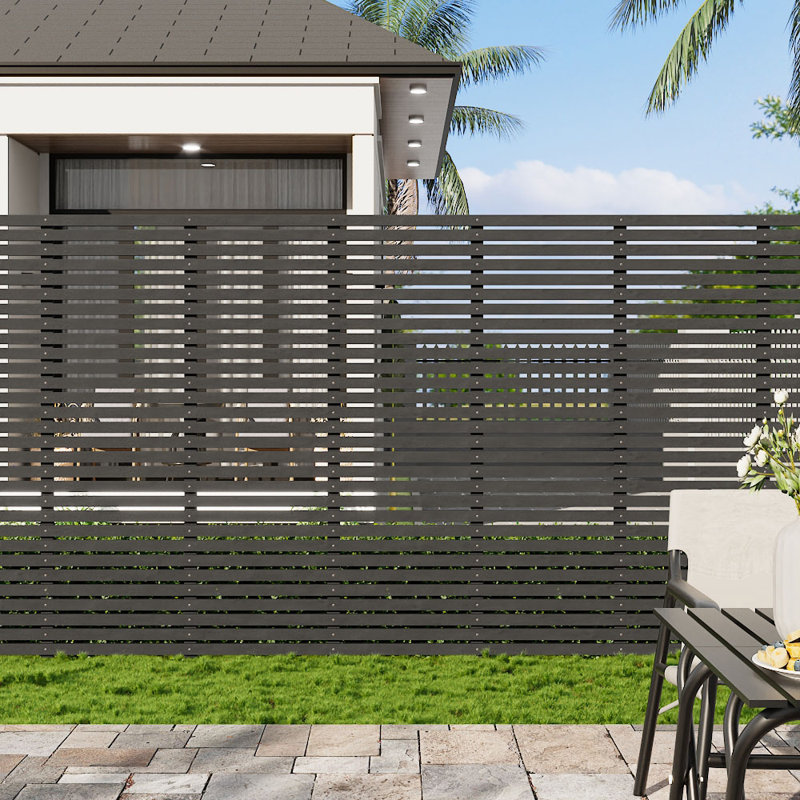 Sadiyah Wood Fence Panels Included, 180cm H x 180cm W