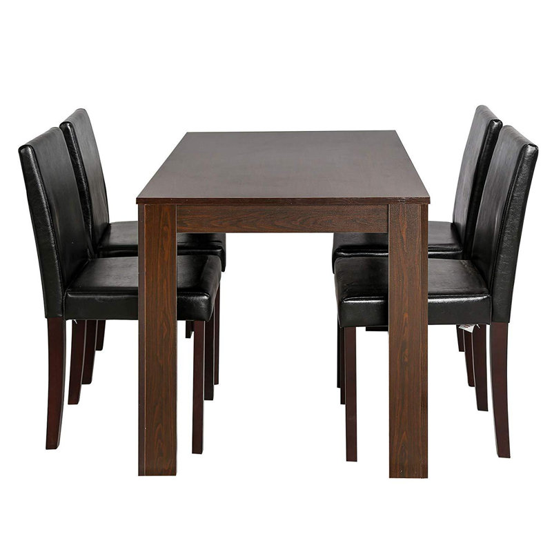 Boville 4 - Person Dining Set, Walnut