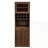 Kitchen pantry cabinet with multi-functional pull-out multi-tier storage shelf