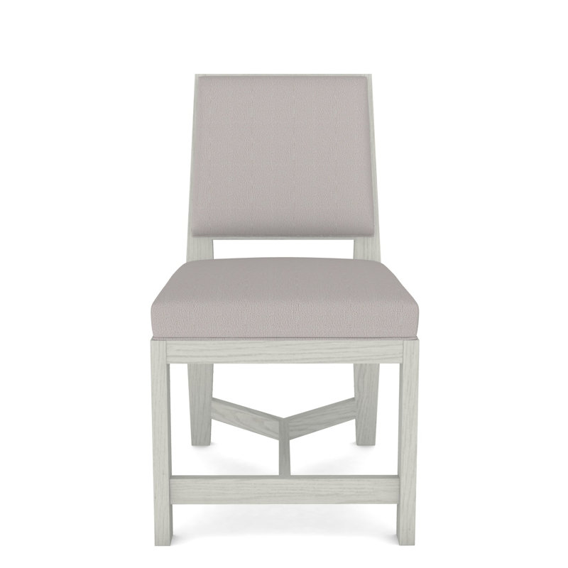 Thom Filicia Home Upholstered Back Side Chair, Navada Granite, Casa Blanca