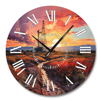 Horloge murale Orange