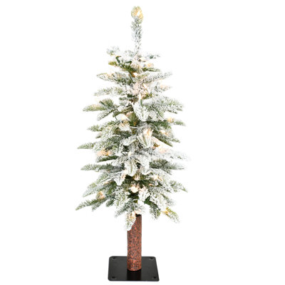 Rustic Farmhouse 36' Lighted Pine Christmas Tree