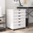 Ladehe MOSS 6-Drawer Chest with Wheels, Solid Pinewood-614696115