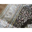Tapis oriental brun en soie noué à la main 6 pi 6 po x 9 pi 5 po 8207264AEF244787891BFA7E02329C9E