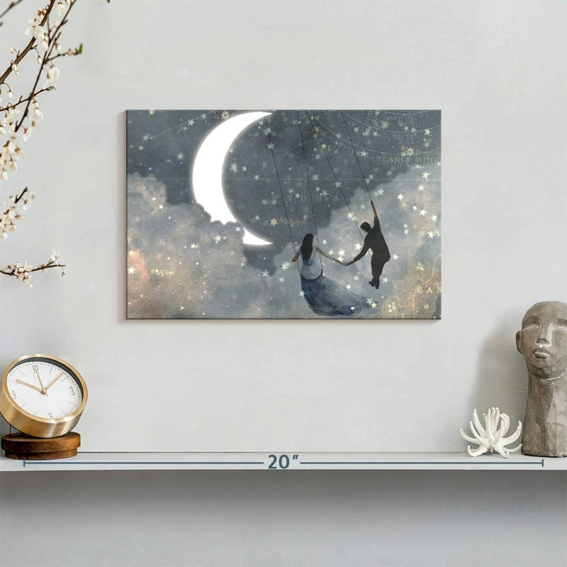 Kelan Magical Celestial Love I, 8" H x 12" W