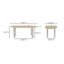Astyn 73.5" Marble Iron Dining Table