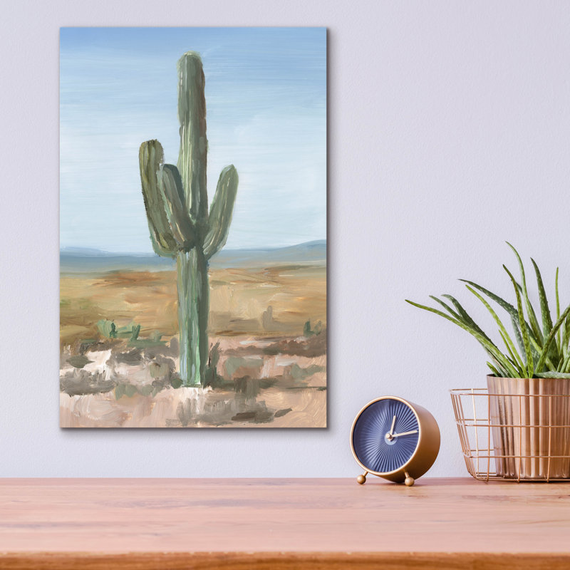 'Saguaro Cactus Study 1' by Ethan Harper Acrylic Glass Wall Art, 16" H x 12" W