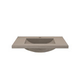 30.5" Single Bathroom Vanity Top with Sink