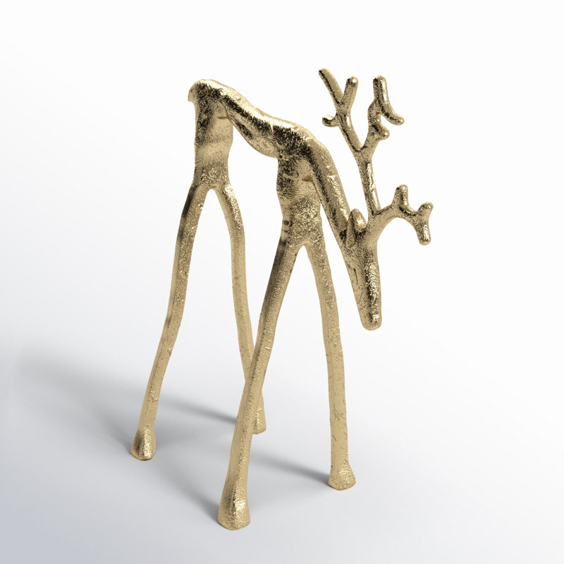 Reindeer Decorative Accent, 8.25" H x 7" W x 3" D