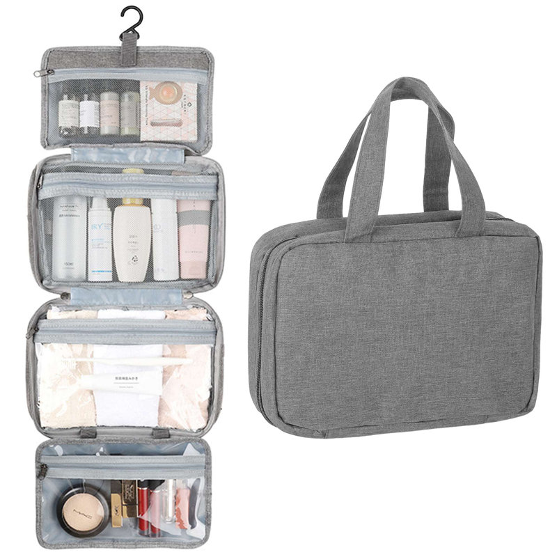 Organisateur de maquillage à 4 compartiments Dwyer, Gris