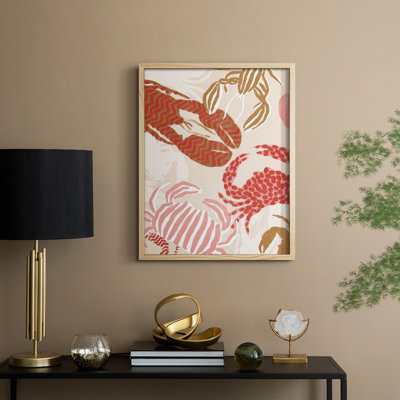 Sandy Claws II, reproduction encadrée - bois massif