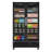 45 in. Two-Door Commercial Display Merchandiser Refrigerator in Sleek Black, 35 cu. ft. ETL Listed