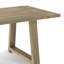 Table de salle à manger de style campagnard moderne en bois de manguier massif l 72 po Whitley-1398599123