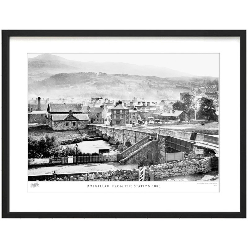 Dolgellau, From The Station 1888 - Single Picture Frame Print, 45cm H x 60cm W x 2.3cm D