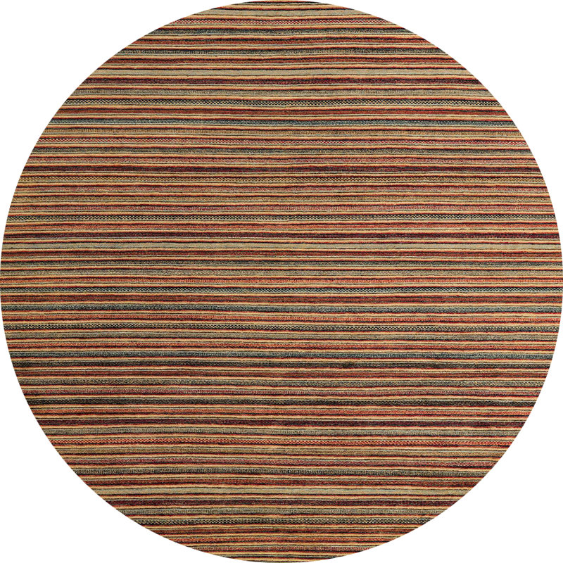 Abstract Indoor Rug, Round 4'