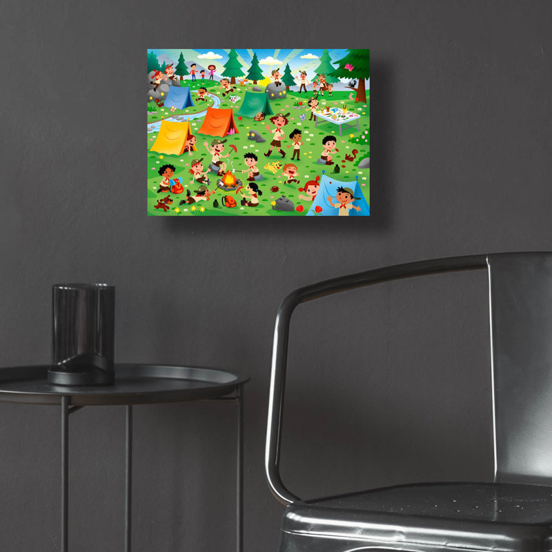«Epic Art» par DoodleScapes, art mural en verre épique 16 po x 12 po