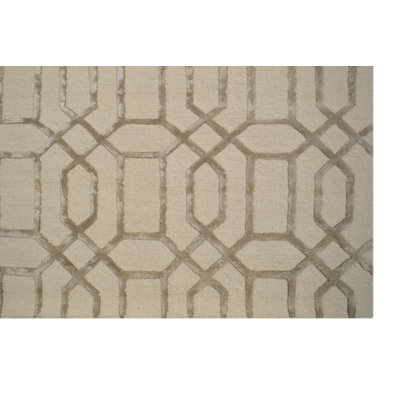 Vegas Geometric Wool Hand Woven Area Rug