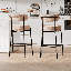 Tabouret de bar rembourré à hauteur de comptoir-158450384
