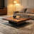 Walnut Manufactured Wood Square Coffee Table