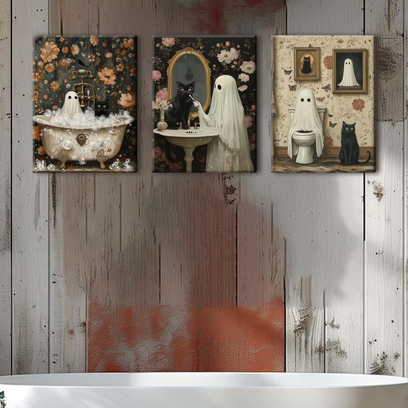 3 Piece Wrapped Canvas Print, 40cm H  x 30cm W