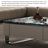 Luxury-lite rectangular marble coffee table