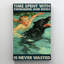 Impression sur toile «Time Spent With Natation And Dog Is Never Wast» de Zebrowski-1438357200
