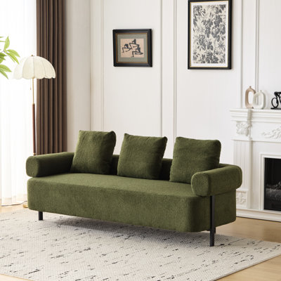 Modern 3-Seater Upholstered Sofa