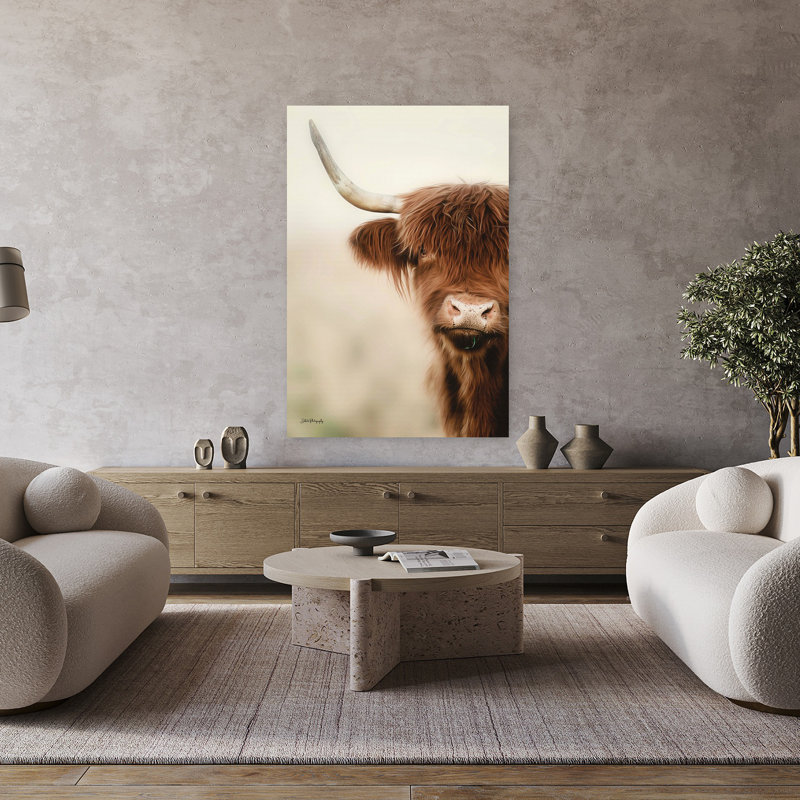Art de vache Flanna, H 48 po x l 32 po