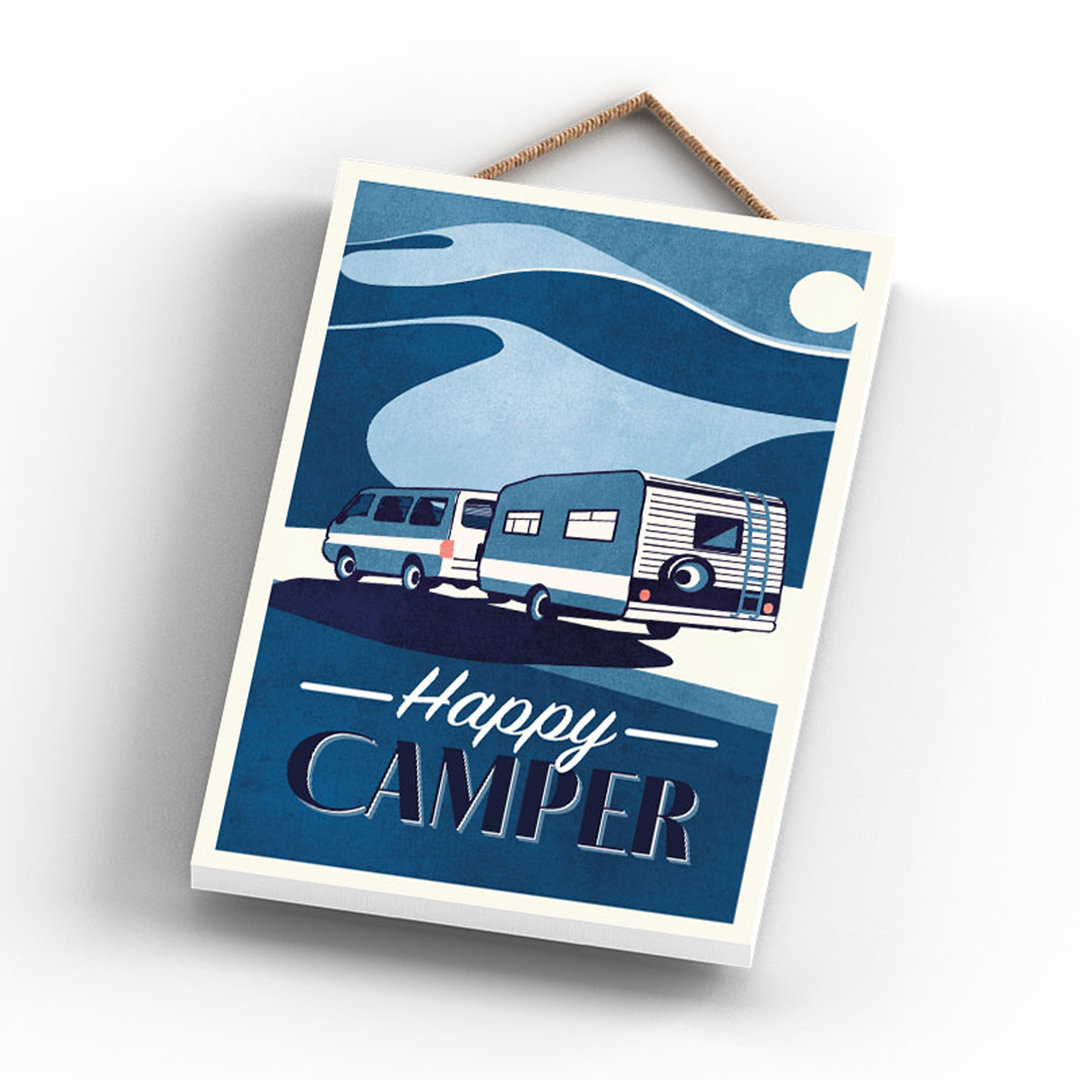 Camper Happy Wall Décor