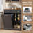 Kitchen Island With Trash Can Storage-105786299