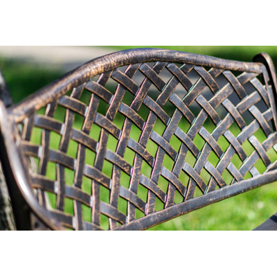 Huang Powder Coated Aluminum Outdoor Bench