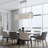 Modern Oval Crystal Ceiling Chandelier Luxury Home Decor Light Fixture (No Bulbs)