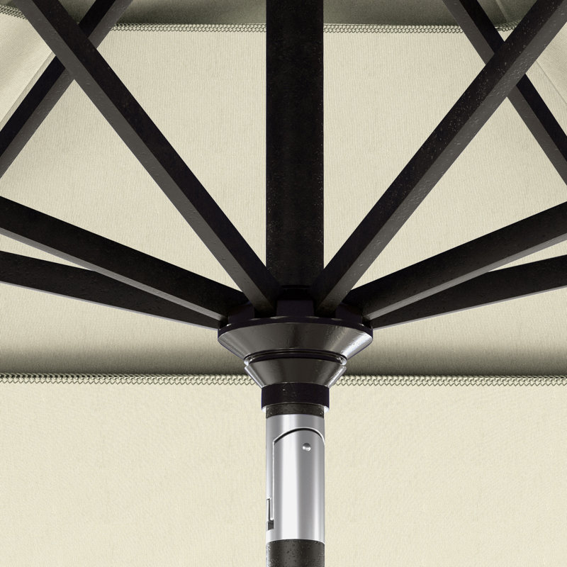 Parasol de marché 132 po Baye, Performance beige antique