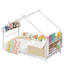Twin Metal Canopy Bed Platform Storage House Bed