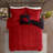 Red+black Comforter With And Details For A Restful Night-118754062-118754065