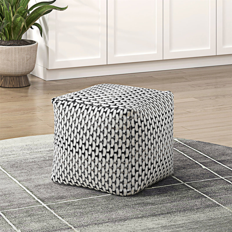 Square Upholstery Ottoman Footstool