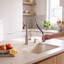 Robinet de cuisine rétractable à poignée simple avec accessoires-59881651