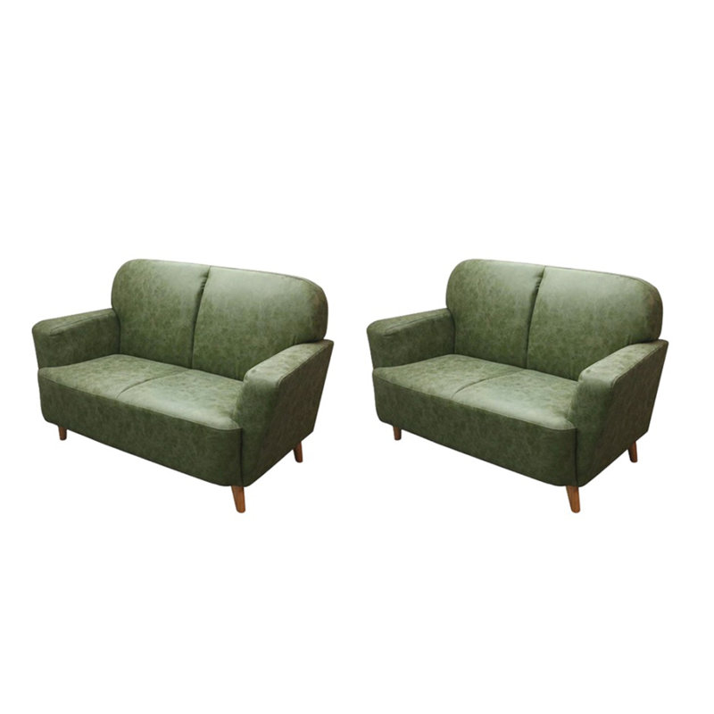 Banc rembourré en similicuir Western
