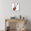 «Guitare et drapeau américain» par Alex Zeng - ensemble de 2 tiroirs sur papier