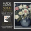 FLORAL DCX Series - Impression encadrée de qualité supérieure - Prêt à accrocher - Aucun clou requis-1377922830-1377922820