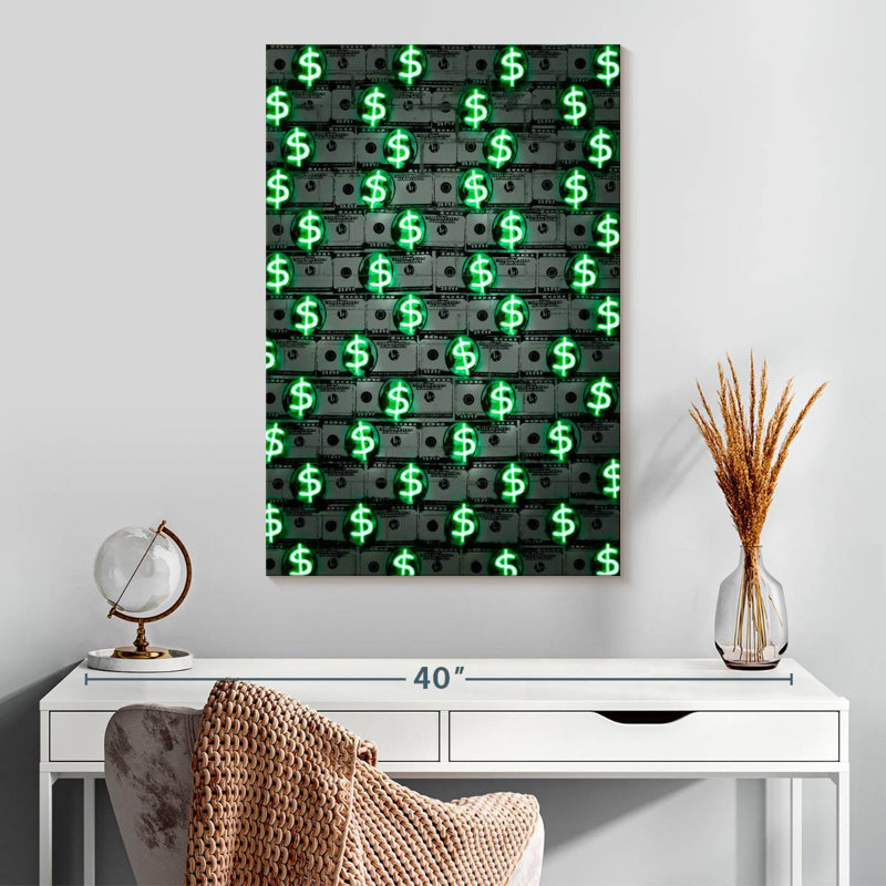 Kerner Money Money Money, 30" H x 20" W