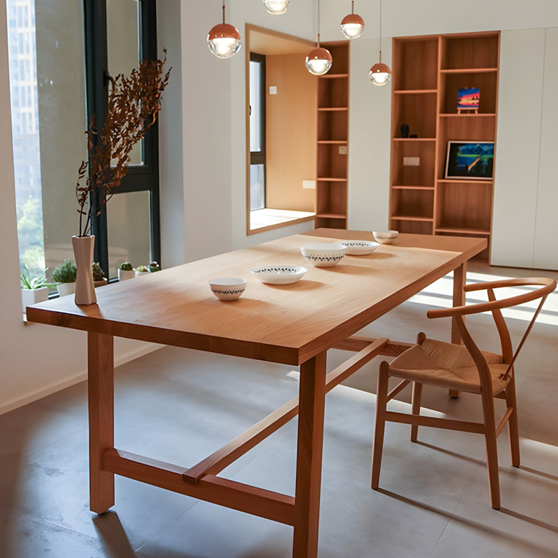 Table de salle à manger Takarah, H 29,5 po x L 96,6 po x l 35,4 po