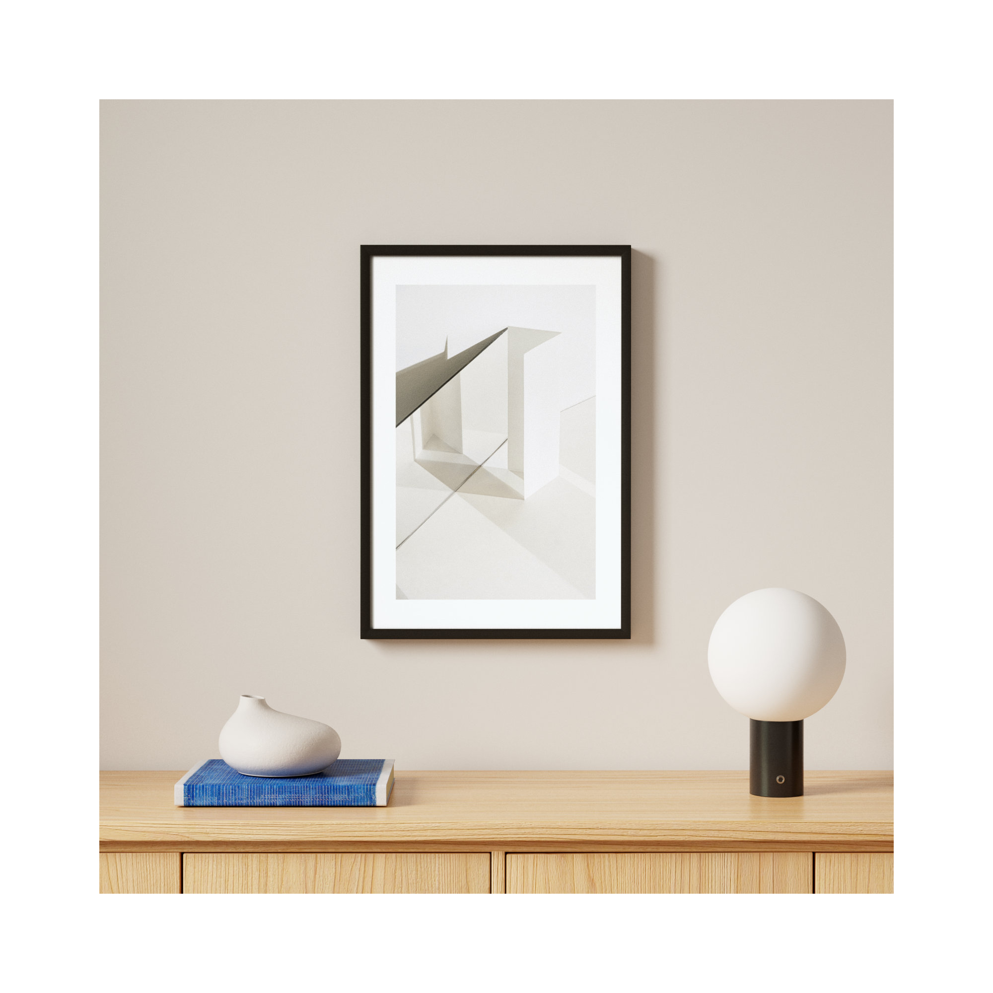 Lucie Clean Slate as an Object 5 by Svetlana Smirnova - Picture Frame Photograph, Black, 25" H x 17.5" W x 1.25" D