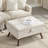 Versatile Solid Wood Ottoman with Internal Storage for Various Rooms-671218899