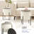 Modern Round Boucle Ottoman With Storage-169935270