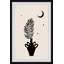 Lone Night Sky 1 Piece Single Picture Frame Painting-2115104879