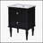 Solid Wood Frame Bathroom Storage Cabinet with 2 Drawers