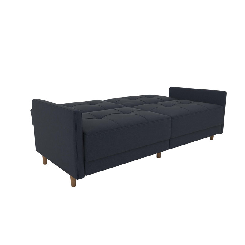 Abel 3 Seater Sofa Bed, Navy Performance