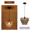 1 - Light Farmhouse Rattan Boho Single Pendant Light