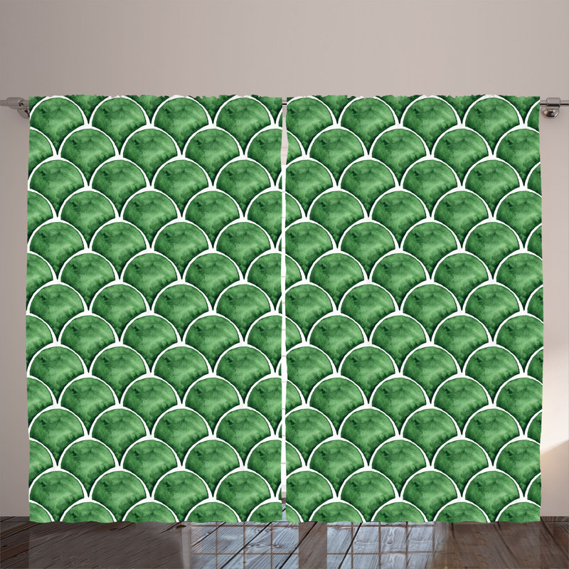 Semi Sheer Curtain Pair